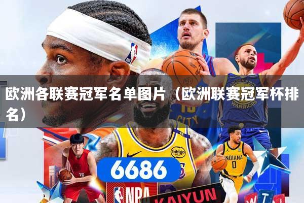 欧洲各联赛冠军名单图片(欧洲联赛冠军杯排名)