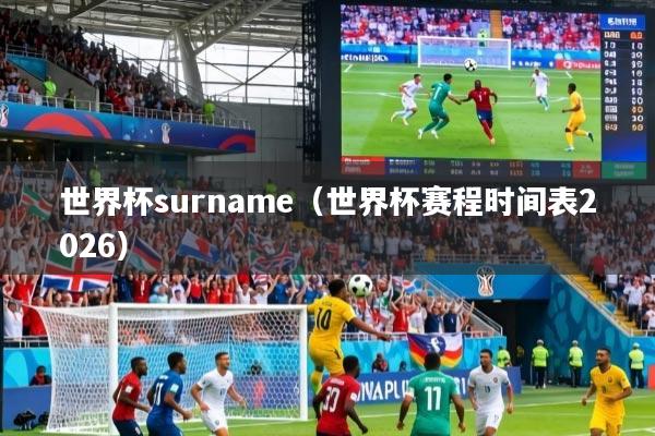 世界杯surname（世界杯赛程时间表2026）